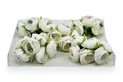 White Peonies on stick White Peonies on stick