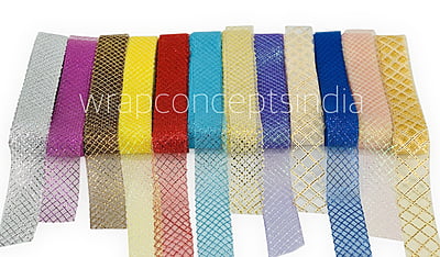 Stretch Ribbon with Glitter Hints