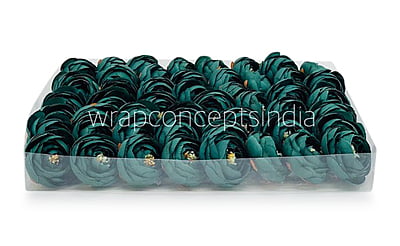 Small Peony- Bottle Green Small Peony- Bottle Green