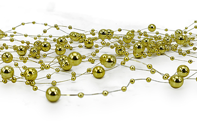 Pearl String -Metallic Gold (Pack of 20/50)