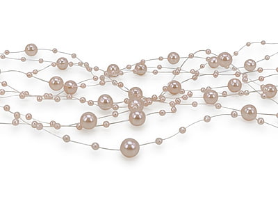 Pearl String - Peach (Pack of 20) Pearl String - Peach (Pack of 20)