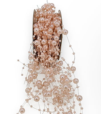 Pearl String - Peach (Pack of 20)