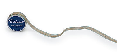 Jute Ribbon with Coloured Edges