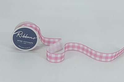 Plaid Grosgrain Ribbon-Mustard