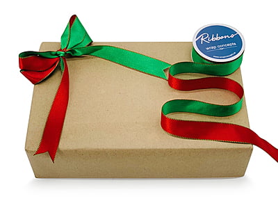 Reversible Ribbon - Red with Green Reversible Ribbon - Red with Green