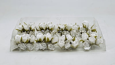 White Rose Buds on Stick White Rose Buds on Stick