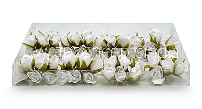 White Rose Buds on Stick White Rose Buds on Stick
