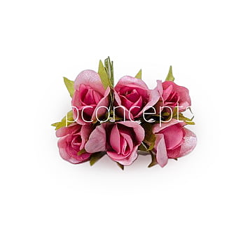 Candy Floss Rose Buds on Stick Candy Floss Rose Buds on Stick