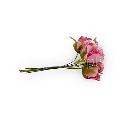 Candy Floss Rose Buds on Stick Candy Floss Rose Buds on Stick