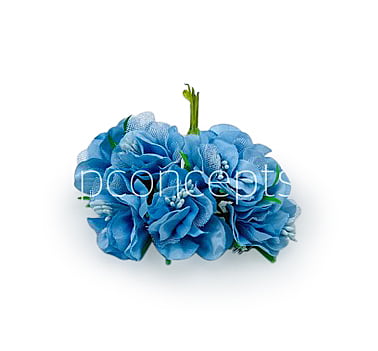 Soft Blue Flower On Stick with Pollen Soft Blue Flower On Stick with Pollen
