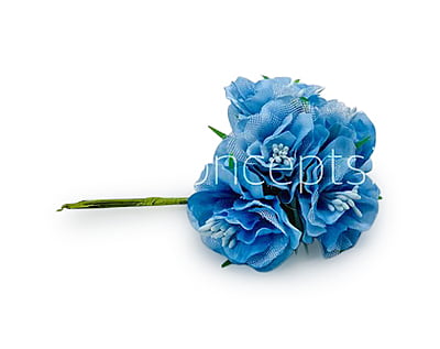 Soft Blue Flower On Stick with Pollen Soft Blue Flower On Stick with Pollen
