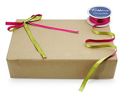 Reversible Ribbon - Hot Pink with Lime Green Reversible Ribbon - Hot Pink with Lime Green