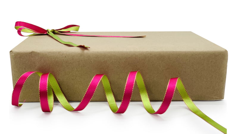 Reversible Ribbon - Hot Pink with Lime Green Reversible Ribbon - Hot Pink with Lime Green