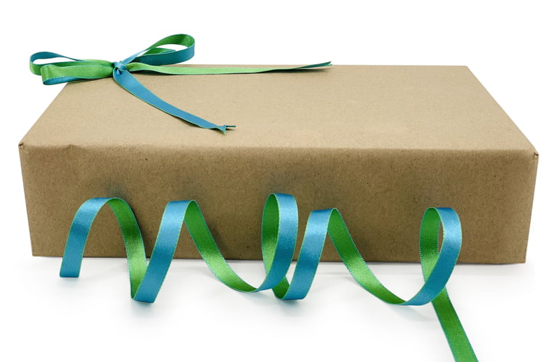 Reversible Ribbon - Parrot Green with Turquoise Blue Reversible Ribbon - Parrot Green with Turquoise Blue