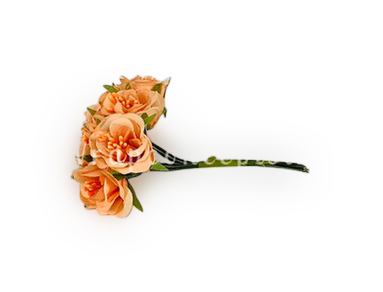 Flowers With Stem-Orange Flowers With Stem-Orange