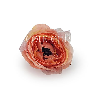 Peony - Peach with net layering Peony - Peach with net layering