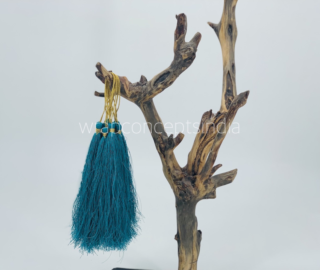 Tassels - Teal Blue