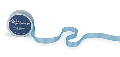 Grosgrain Ribbon with Cross Stitch Edges - Indigo Blue
