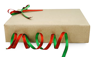Reversible Ribbon - Red with Green