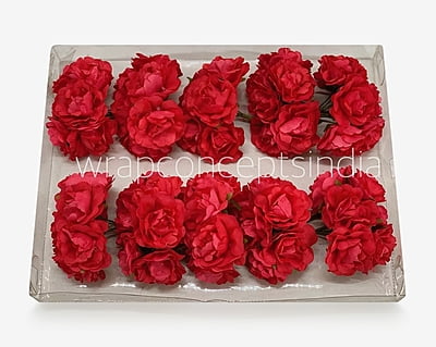 Scarlet Rose on Stick