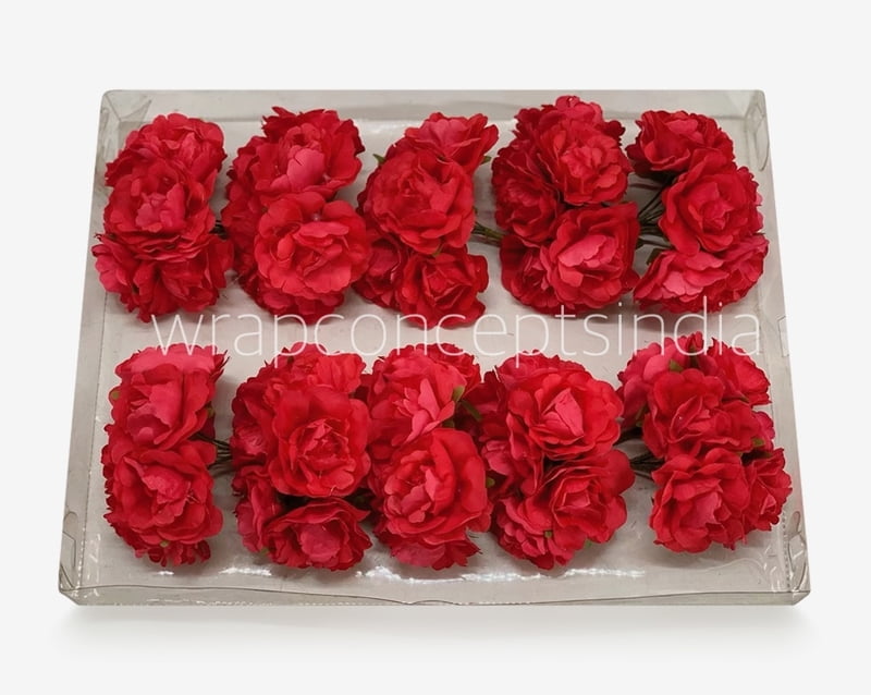 Scarlet Rose on Stick
