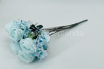 Rose & Hydrangea Bunch Tall - Ivory Rose & Hydrangea Bunch Tall - Ivory