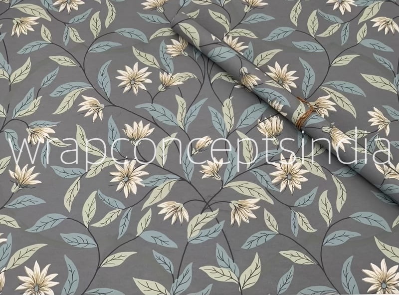 Dainty Blossoms - Grey