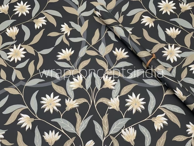 Dainty Blossoms - Black
