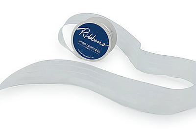 Sheer ribbon with Satin Stripe Sheer ribbon with Satin Stripe