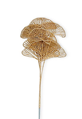 Gold Ginkgo Leaves Bunch Gold Ginkgo Leaves Bunch