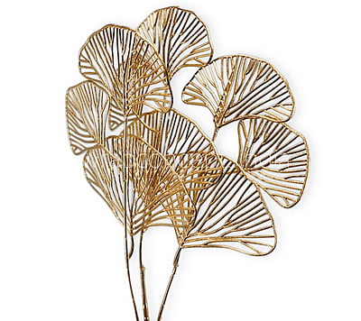 Gold Ginkgo Leaves Bunch