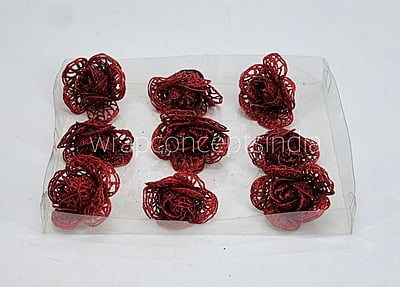 Red Glitter Rose