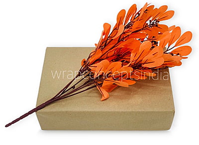 Tangerine Leaves Stick Bunch