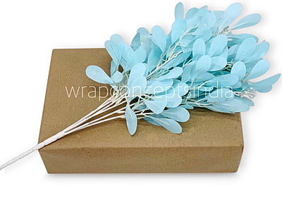 Powder Blue Leaves Stick Bunch