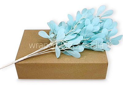 Powder Blue Leaves Stick Bunch