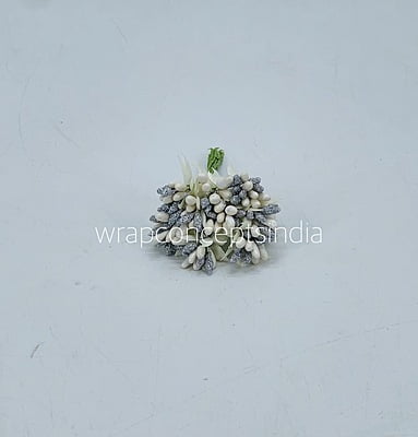 Dual Tone Pollens - White & Silver