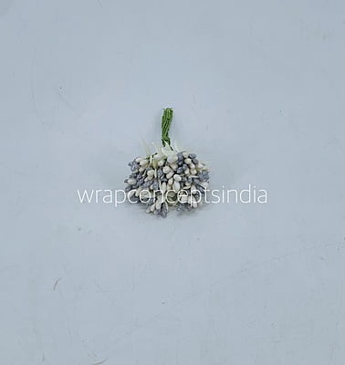 Dual Tone Pollens - White & Silver