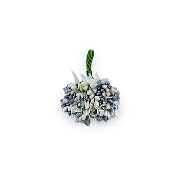 Dual Tone Pollens - White & Silver
