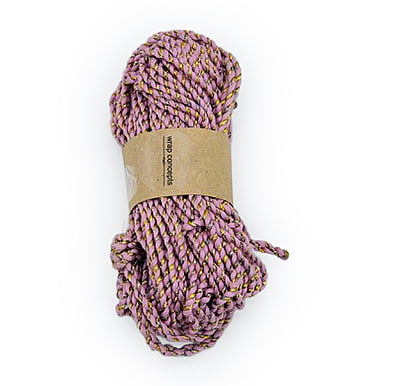 Soft Berry & Gold Twisted Chord Soft Berry & Gold Twisted Chord