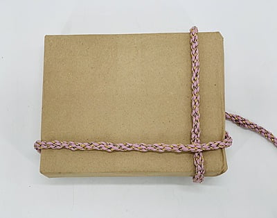 Soft Berry & Gold Twisted Chord Soft Berry & Gold Twisted Chord