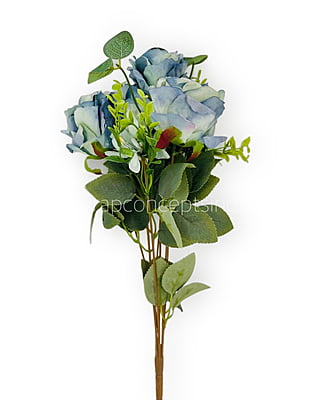 Rose Bunch with Small Flower & Leaves