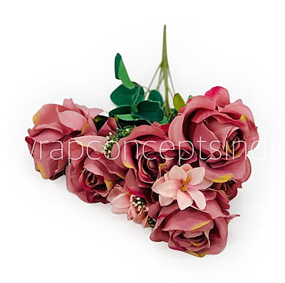 Rose Bunch with Flowers & Fern Rose Bunch with Flowers & Fern