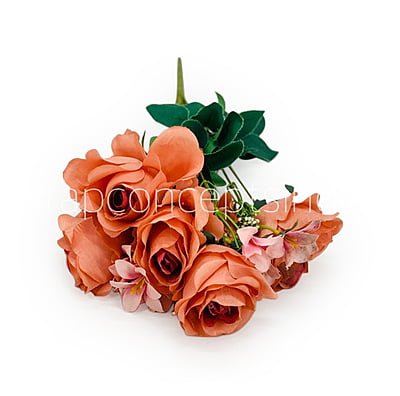 Rose Bunch with Flowers & Fern Rose Bunch with Flowers & Fern