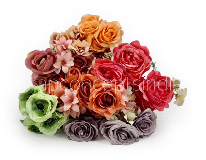 Rose Bunch with Flowers & Fern Rose Bunch with Flowers & Fern