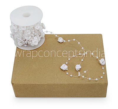 Pearl & Satin Rose String - Multicolour Pearl & Satin Rose String - Multicolour