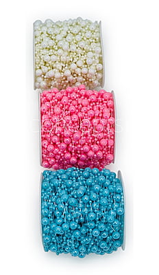 Pearl String - Ivory/Pink/Blue