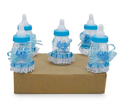Baby Feet Motif & Lace Bottle Baby Feet Motif & Lace Bottle
