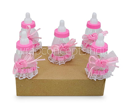 Baby Feet Motif & Lace Bottle Baby Feet Motif & Lace Bottle