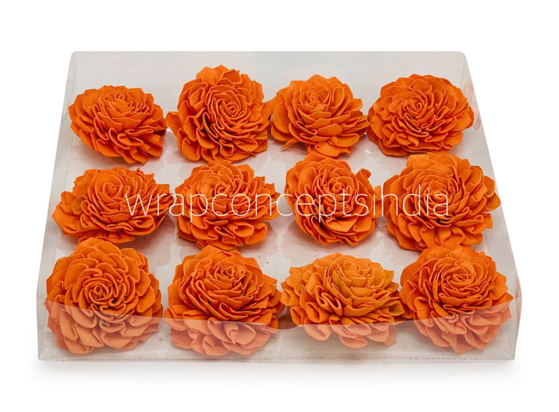 Orange Sola Wood Dahlia Orange Sola Wood Dahlia