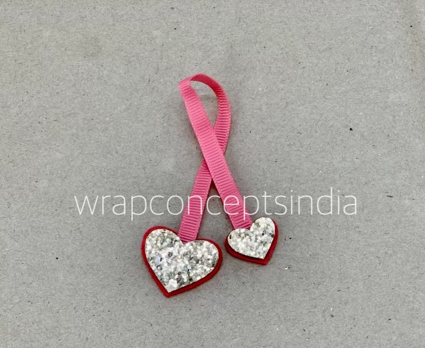 Uncounted Accessories-Twin Heart Accessory - Silver Uncounted Accessories-Twin Heart Accessory - Silver